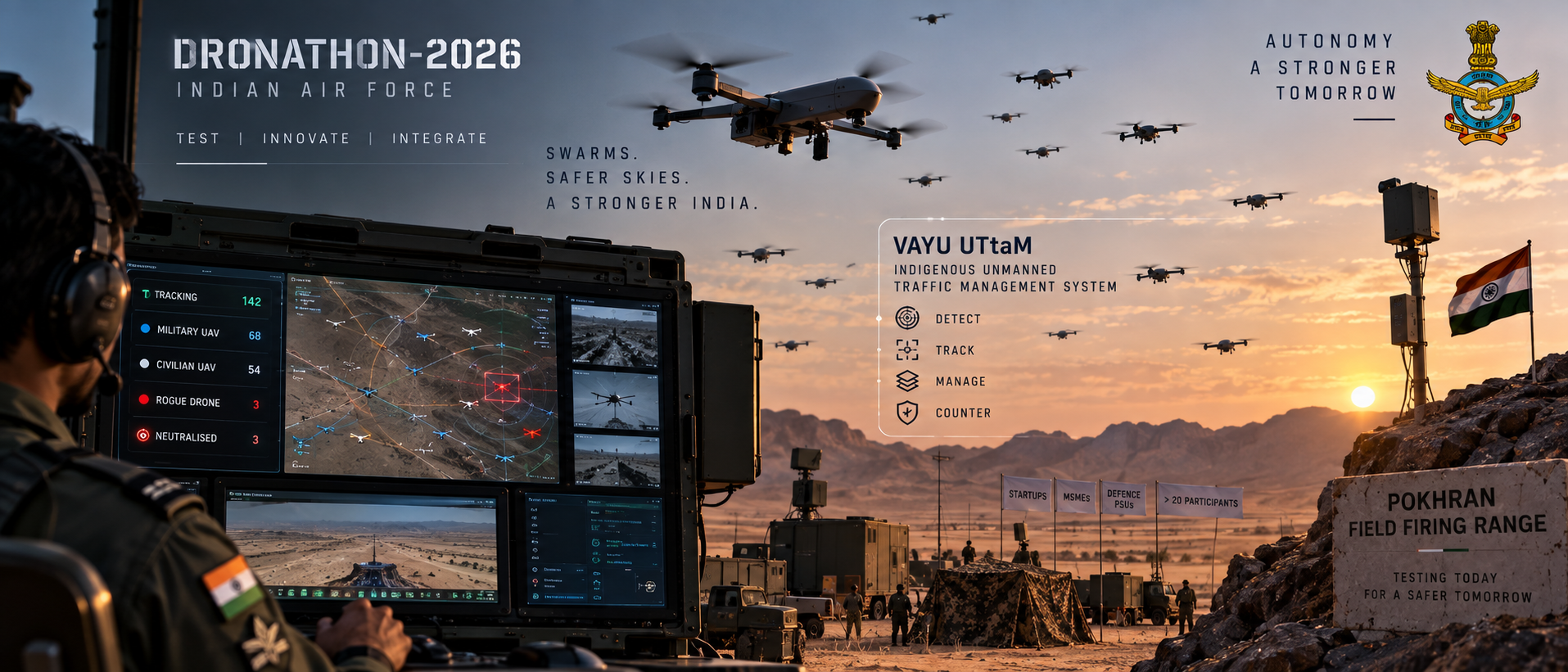India's Air Force Just Spent Three Days Testing Whether Its Drones Can Fly Without a Pilot Watching Every One