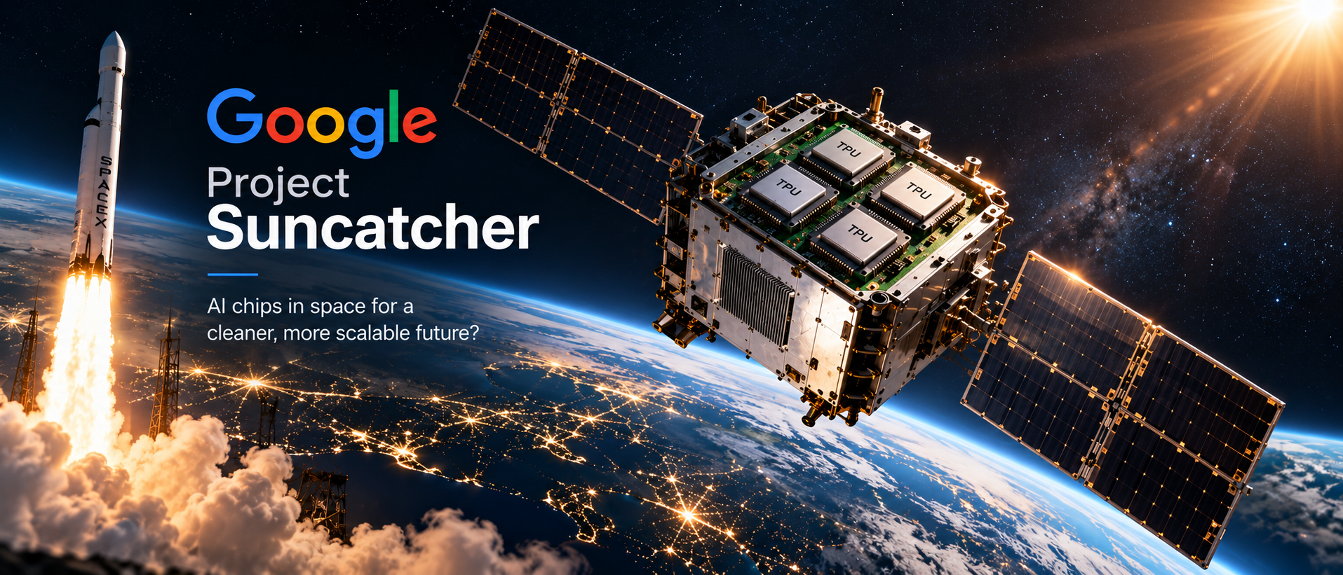 Google Put AI Chips in Space — But the "Space Naturally Cools Servers" Idea Is Backwards