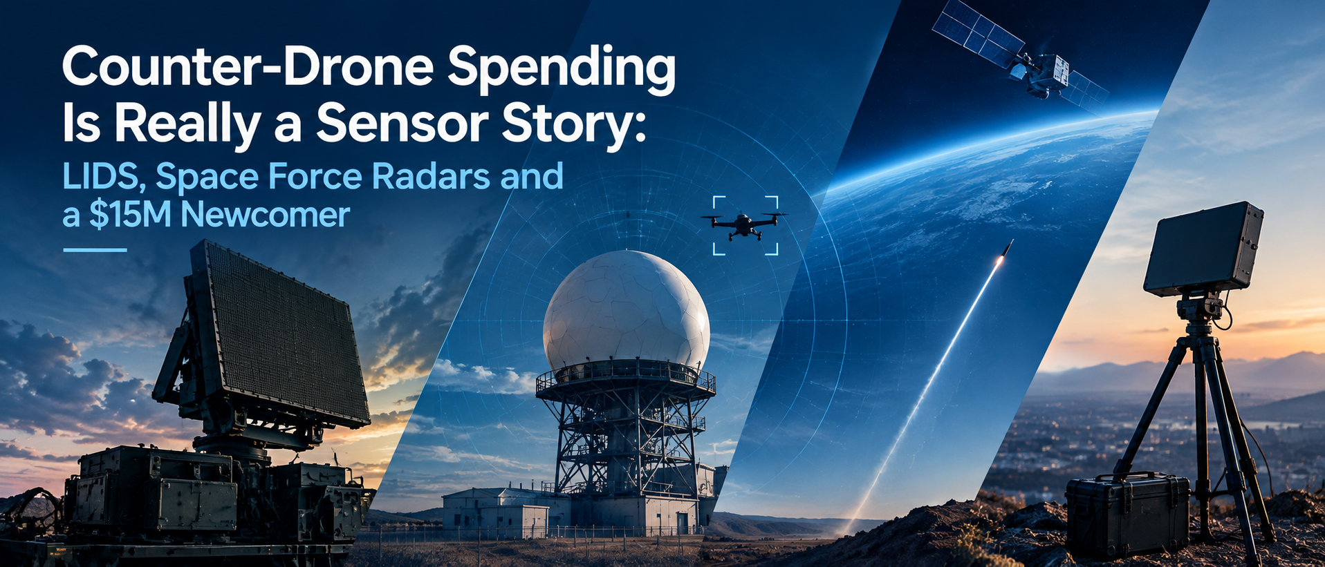 Counter-Drone Spending Is a Sensor Story: LIDS, Space Force Radars, ASC