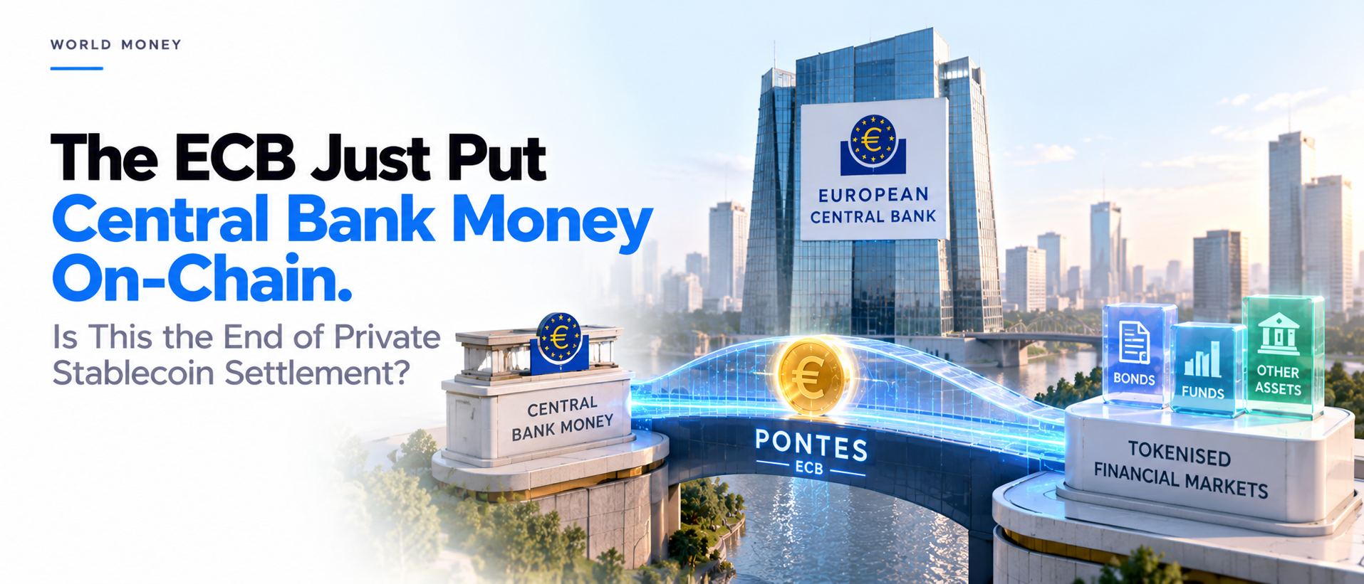 ECB Pontes Launch: Central Bank Money Goes On-Chain
