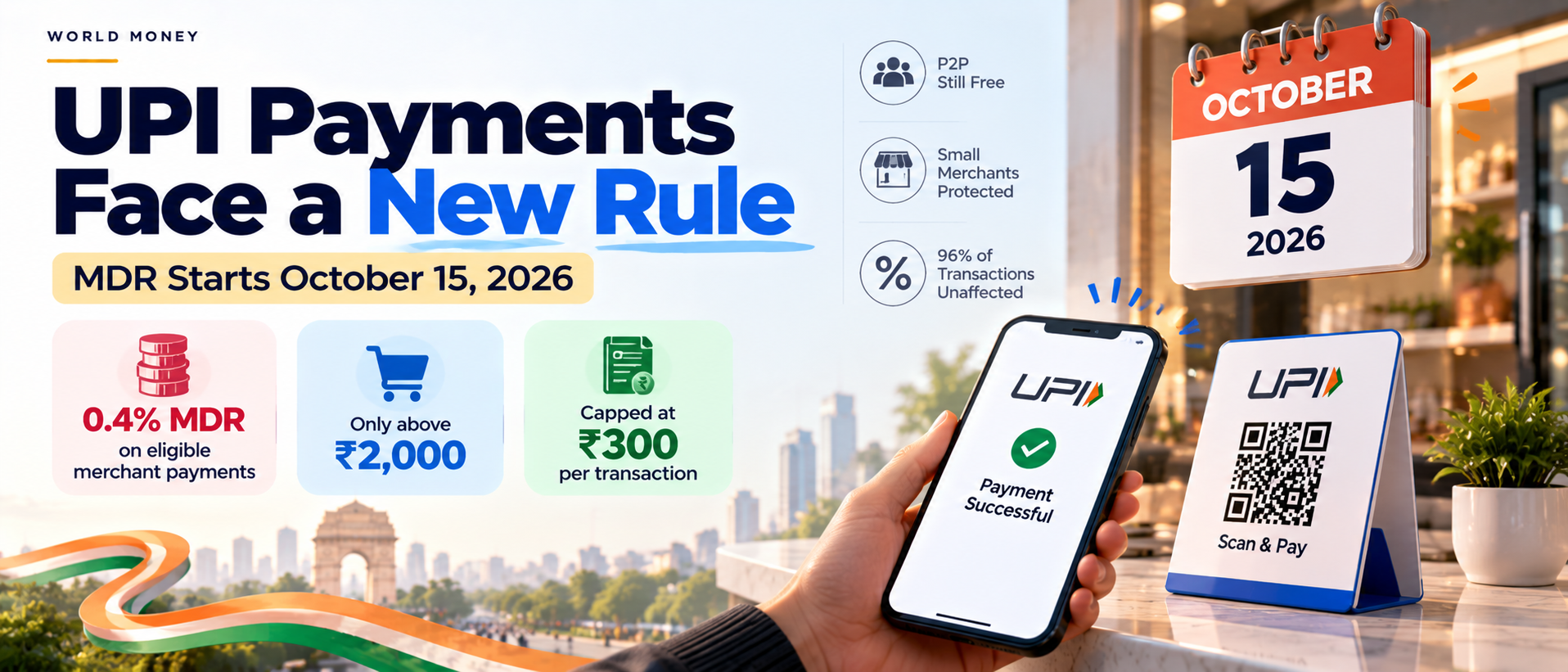 UPI MDR From October 15: What Changes for Your Payments?