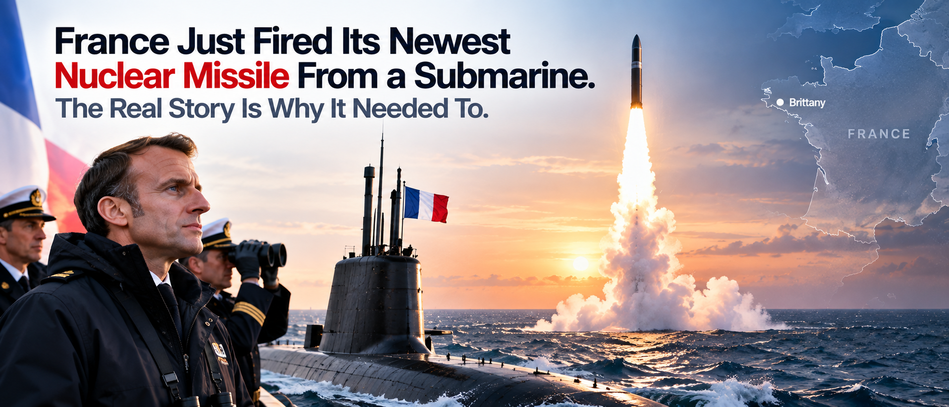 France Just Fired Its Newest Nuclear Missile From a Submarine. The Real Story Is Why It Needed To.