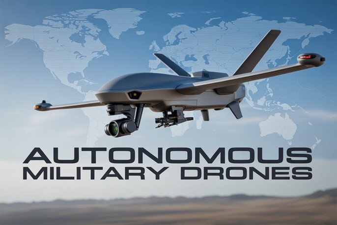 Autonomous military drones