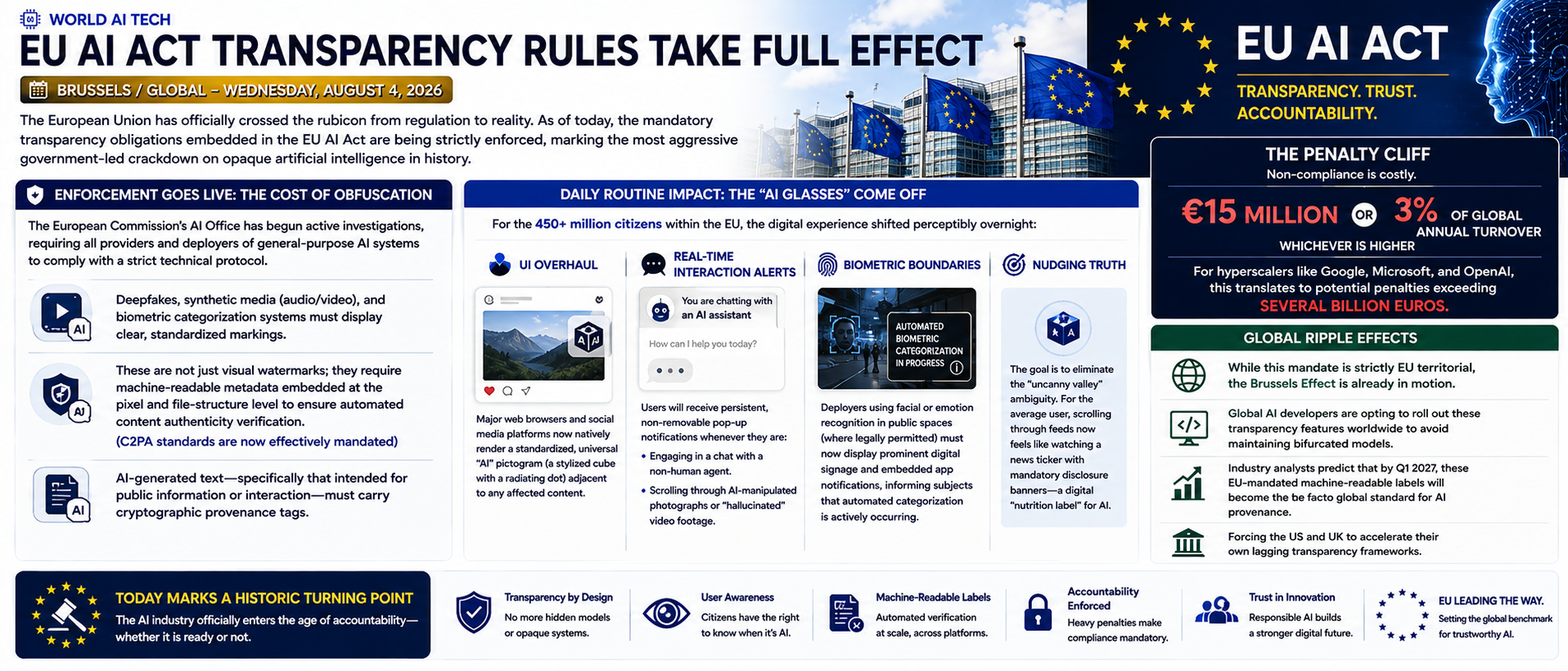 EU AI ACT TRANSPARENCY RULES TAKE FULL EFFECT