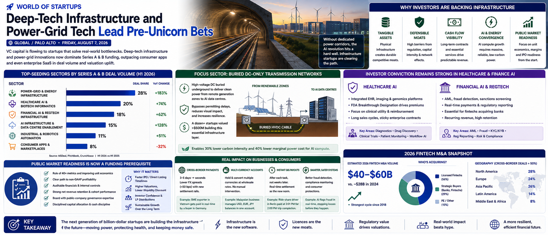Deep-Tech Infrastructure and Power-Grid Tech Lead Pre-Unicorn Bets