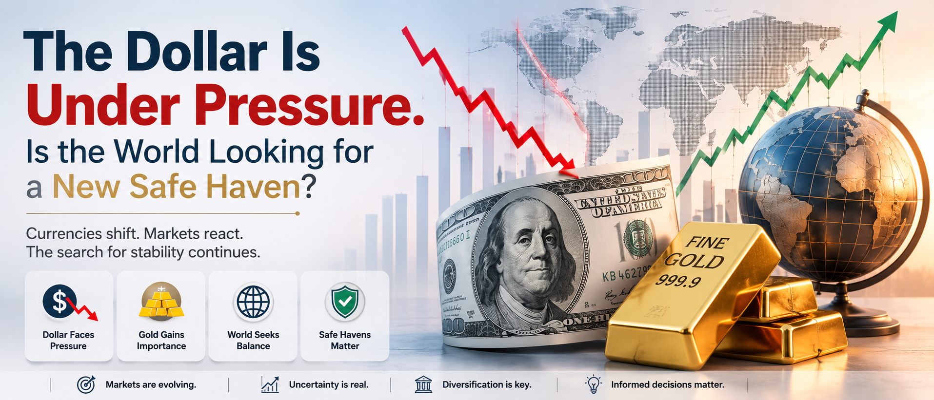 The Dollar Is Under Pressure. Is the World Looking for a New Safe Haven?